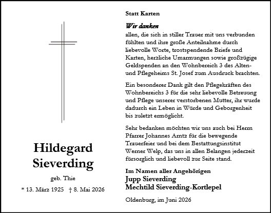 Hildegard Sieverding