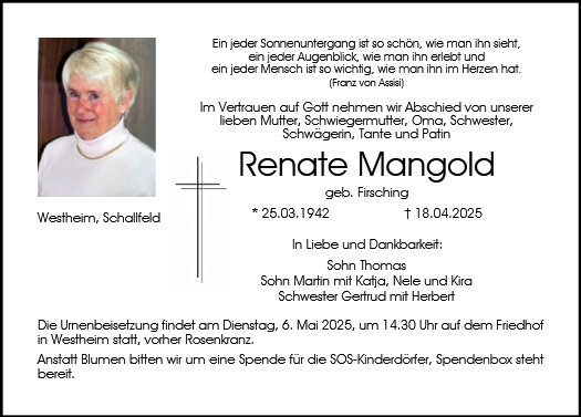 Renate Mangold