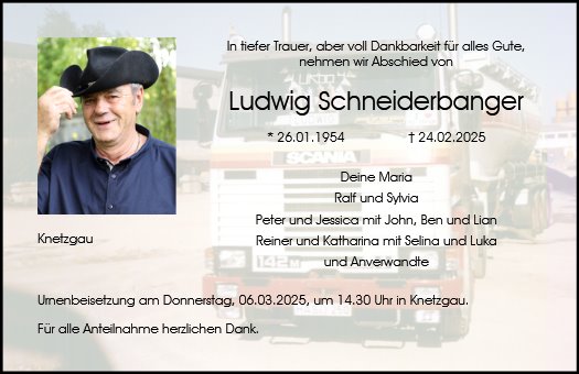 Ludwig Schneiderbanger