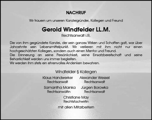 Gerold Windfelder