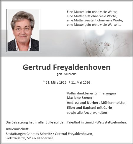 Gertrud Freyaldenhoven