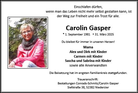 Carolin Gasper