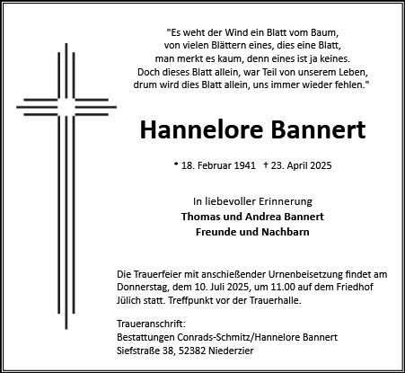 Hannelore Bannert