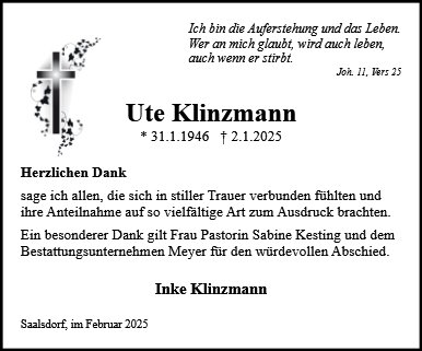 Ute Klinzmann