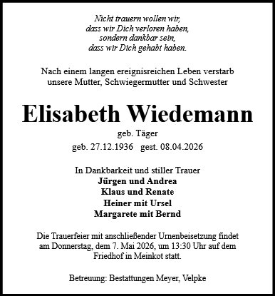 Elisabeth Wiedemann