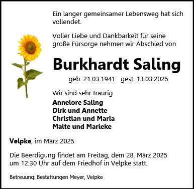 Burkhardt Saling