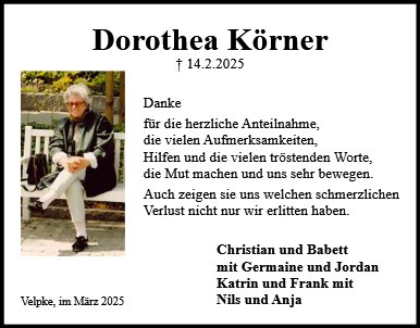 Dorothea Körner