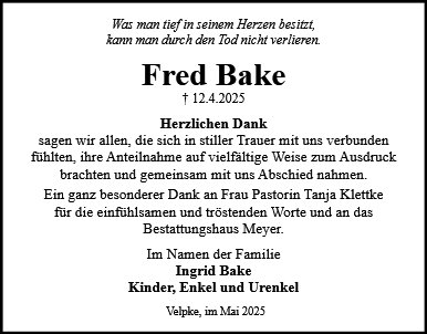 Fred Bake