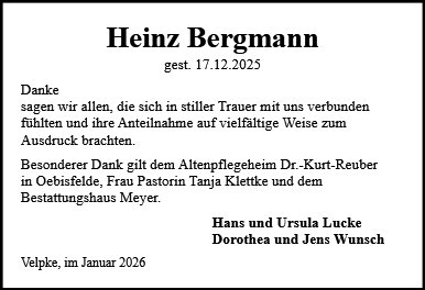 Heinz Bergmann