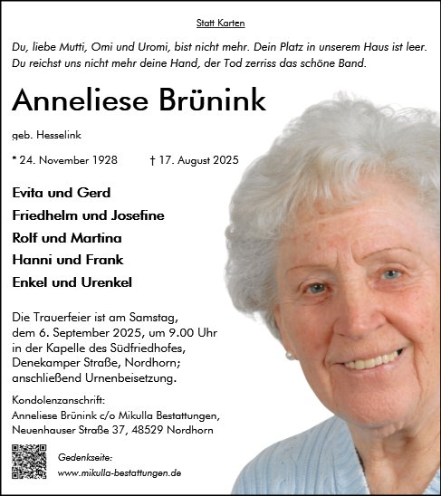 Anneliese Brünink