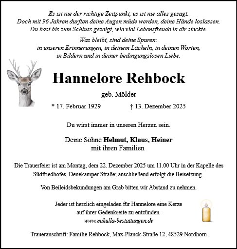 Hannelore Rehbock