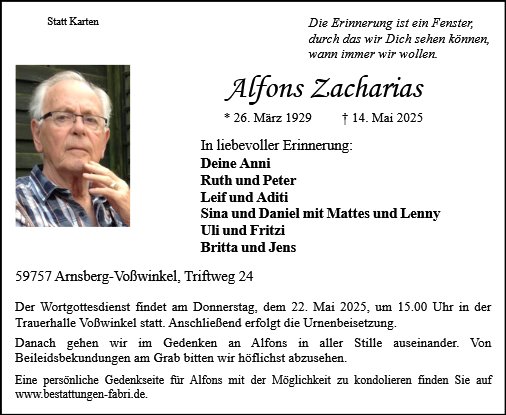 Alfons Zacharias