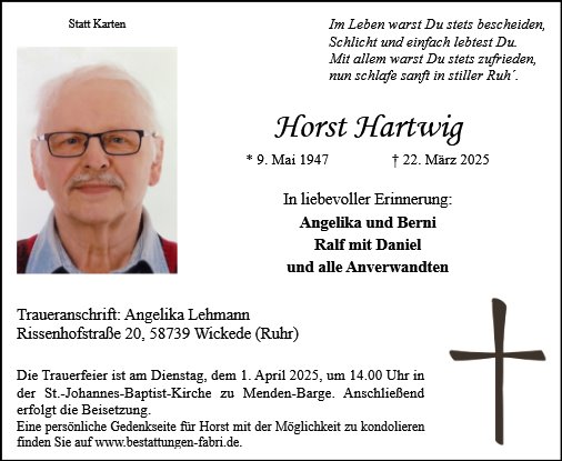 Horst Hartwig