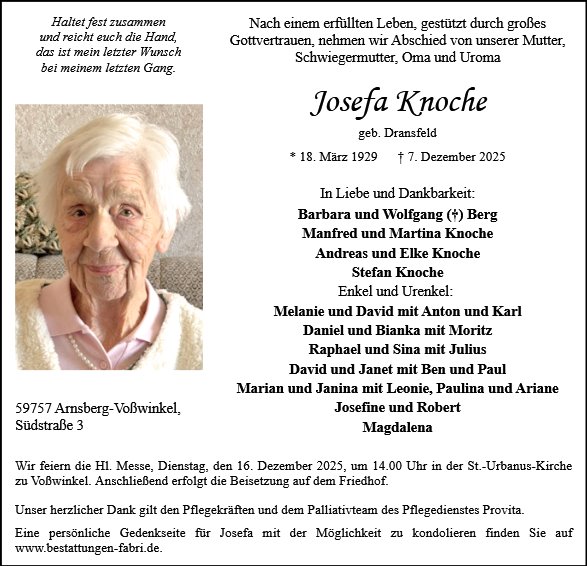 Josefa Knoche