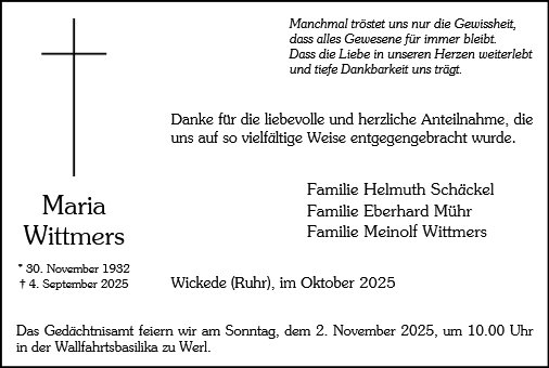 Maria Wittmers