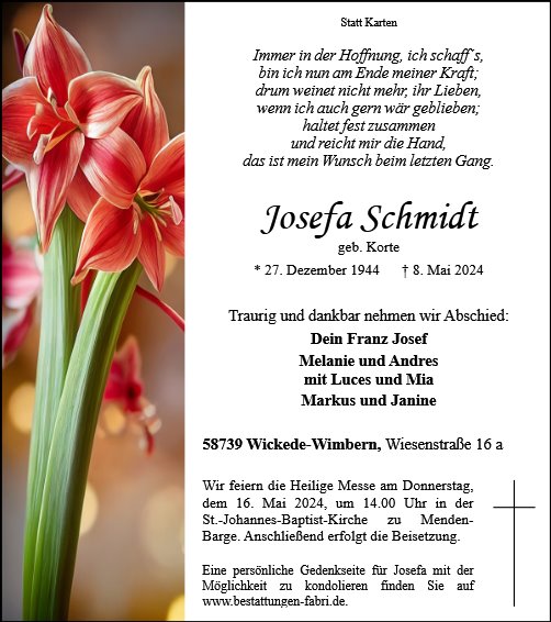 Josefa Schmidt
