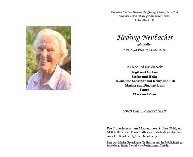 Hedwig Neubacher
