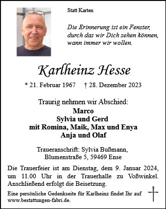 Karlheinz Hesse