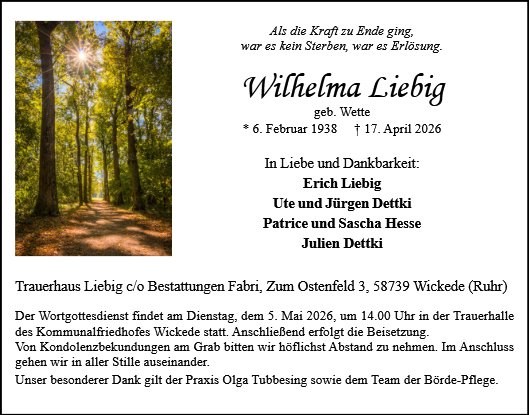Wilhelma Liebig