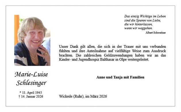 Marie-Luise Schlesinger