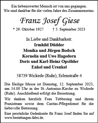 Franz Josef Giese