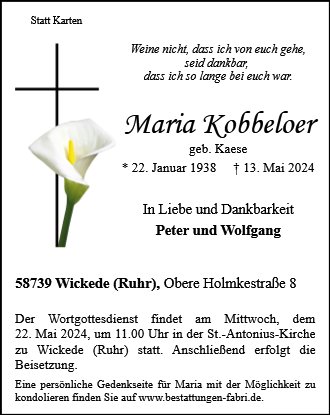 Maria Kobbeloer