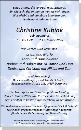 Christine Kubiak