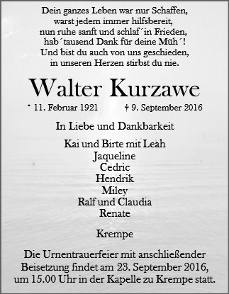 Walter Kurzawe