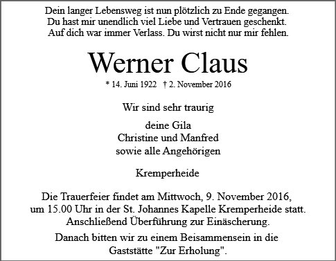 Werner Claus