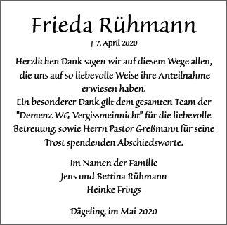 Frieda Rühmann