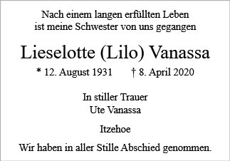 Lieselotte Vanassa