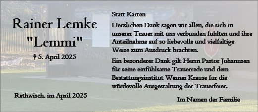Rainer Lemke