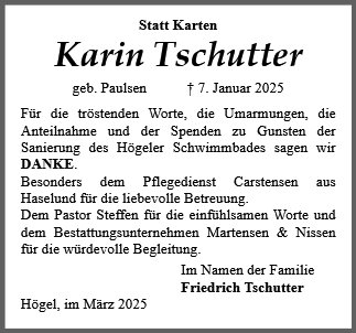 Karin Tschutter