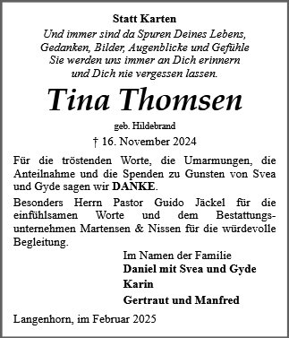 Tina Thomsen