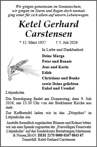 Ketel Gerhard Carstensen
