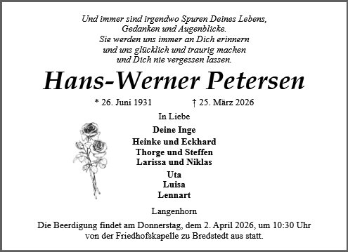 Hans-Werner Petersen