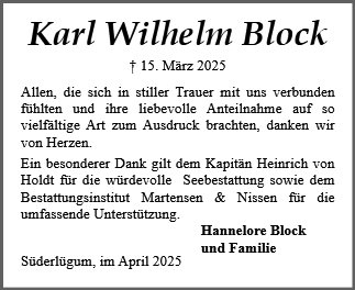 Karl Wilhelm Block