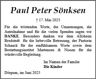 Paul Peter Sönksen
