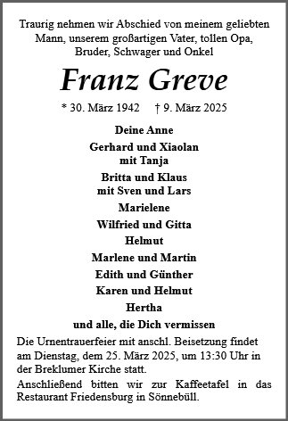 Franz-Dieter Greve
