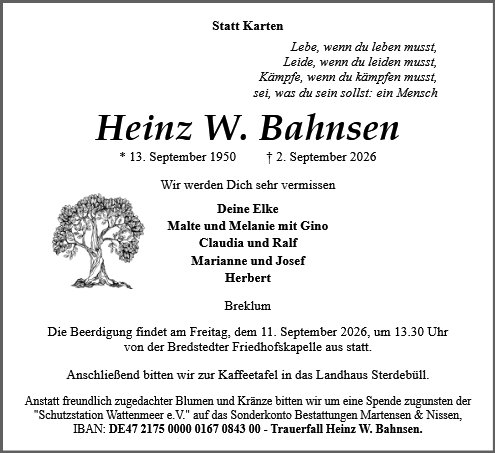 Heinz Bahnsen