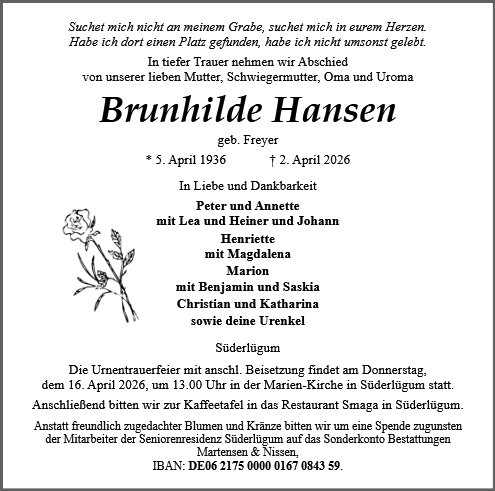 Brunhilde Hansen