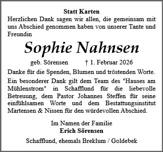 Sophie Nahnsen