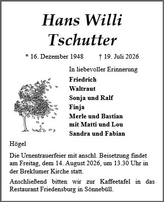 Hans Willi Tschutter