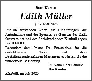 Edith Müller