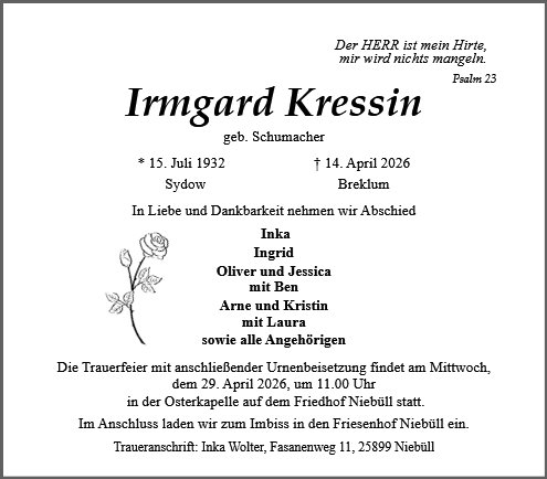 Irmgard Kressin
