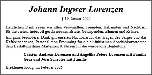 Johann Ingwer Lorenzen