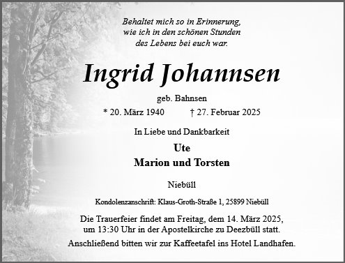 Ingrid Johannsen