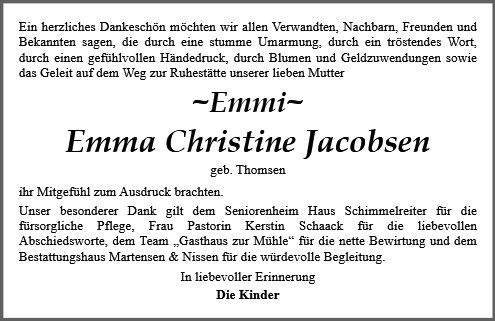 Emma Christine Jacobsen