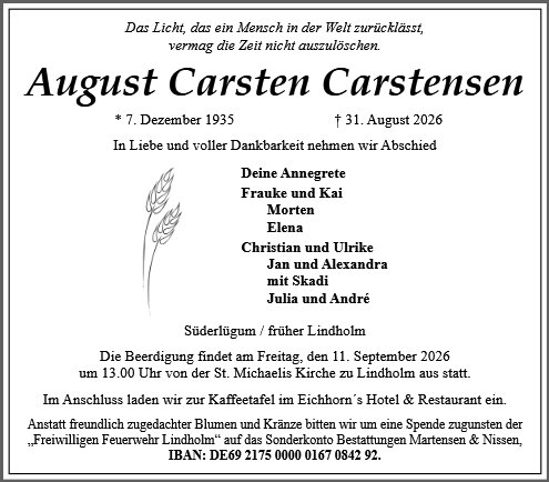 August Carstensen