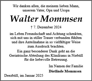 Walter Mommsen